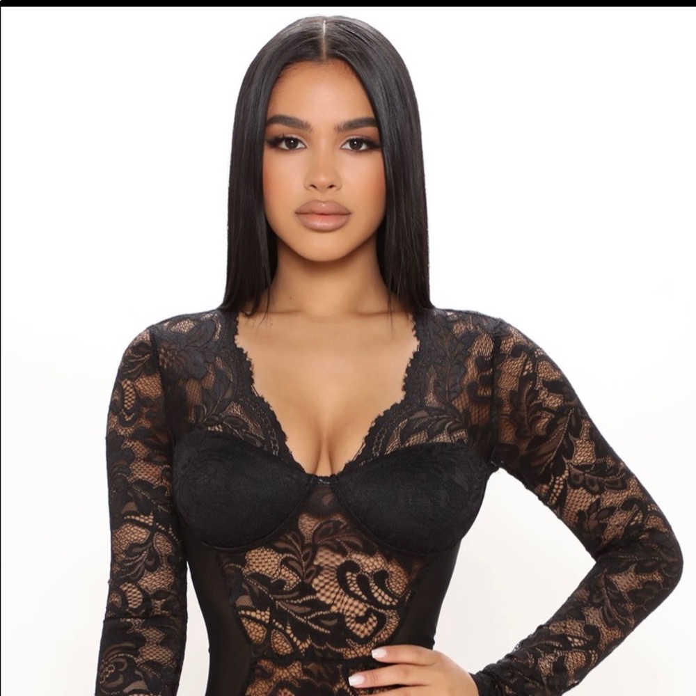 Lace Stay Friends Body Suit